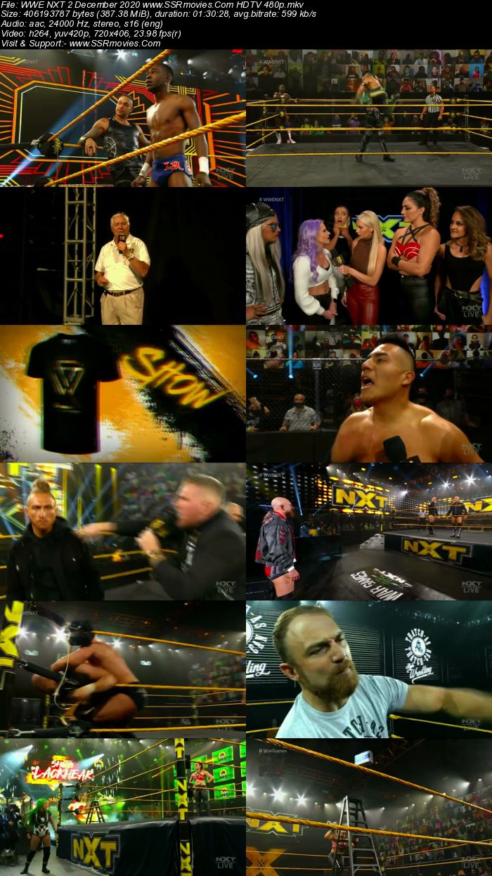 WWE NXT 2 December 2020 HDTV 480p Full Show Download