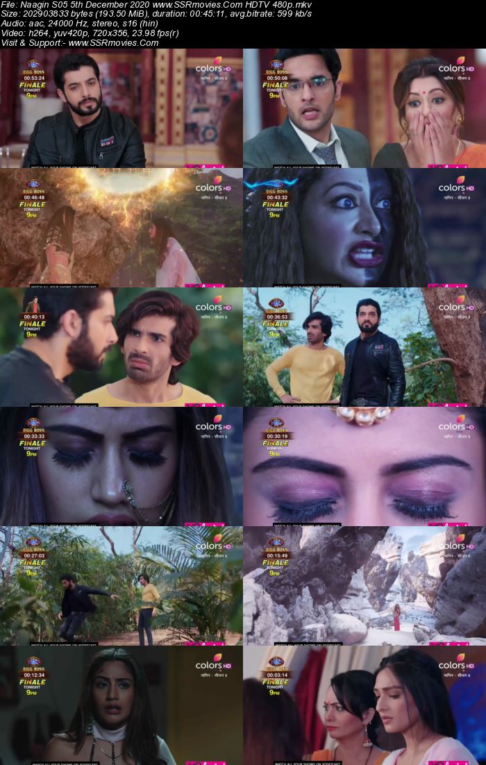 Naagin S05 5th December 2020 HDTV 480p 720p 200MB Download