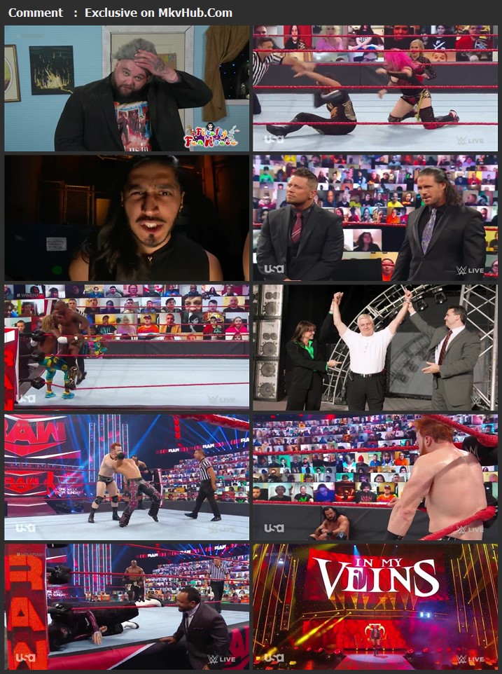 WWE Monday Night RAW 7 December 2020 720p HDTV x264 1.1GB Download
