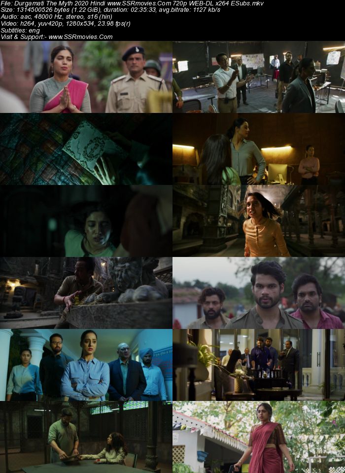 Durgamati: The Myth (2020) Hindi 480p WEB-DL x264 450MB ESubs Full Movie Download