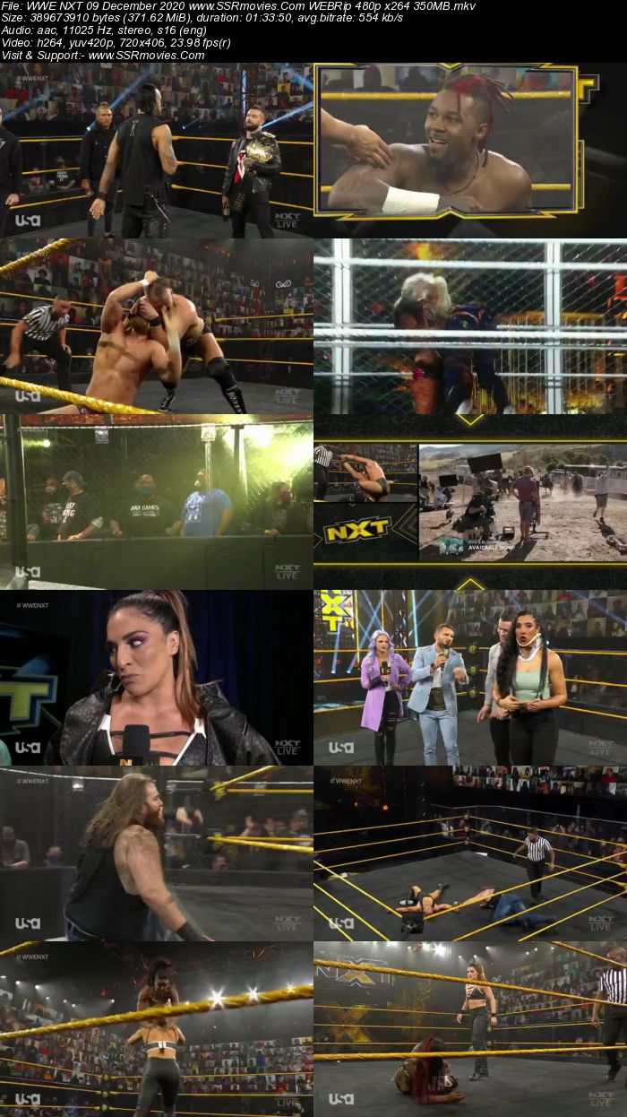 WWE NXT 9 December 2020 HDTV 480p Full Show Download