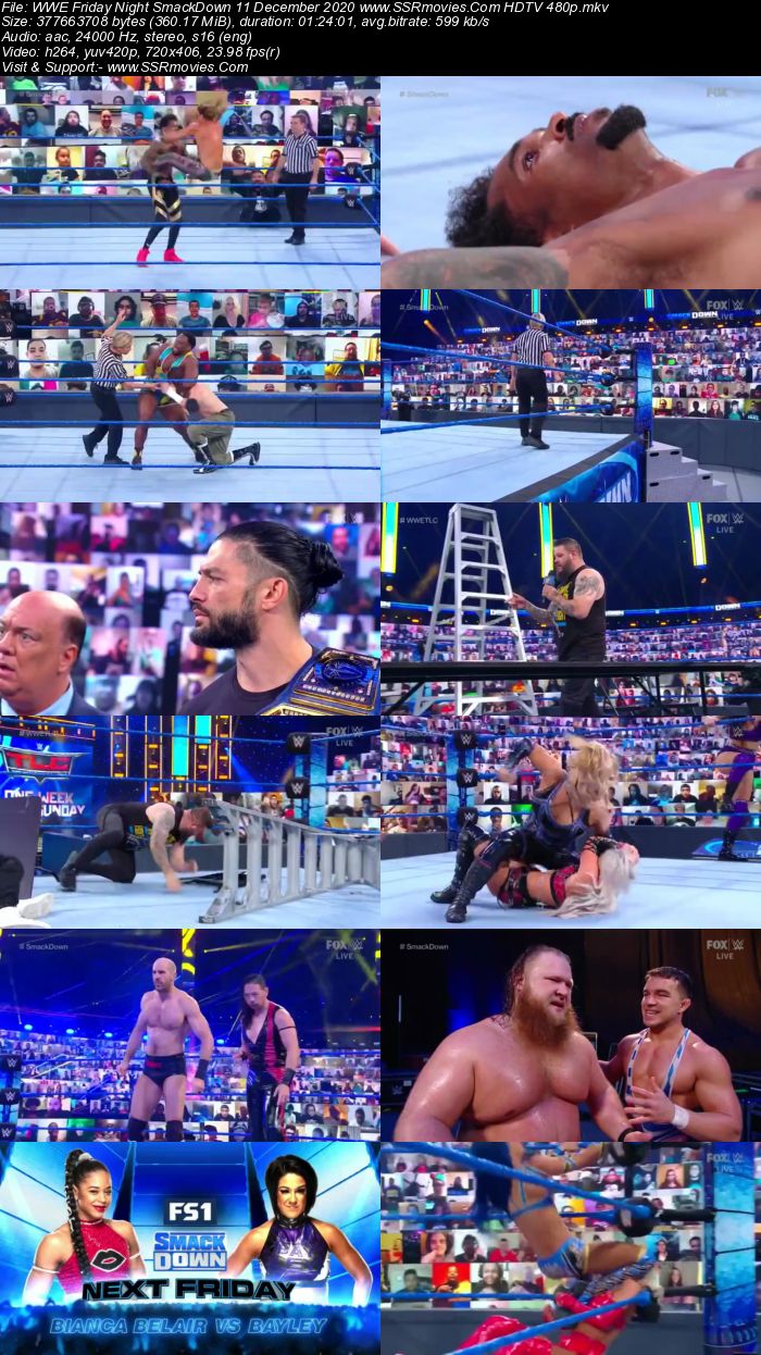 WWE Friday Night SmackDown 11 December 2020 Full Show Download