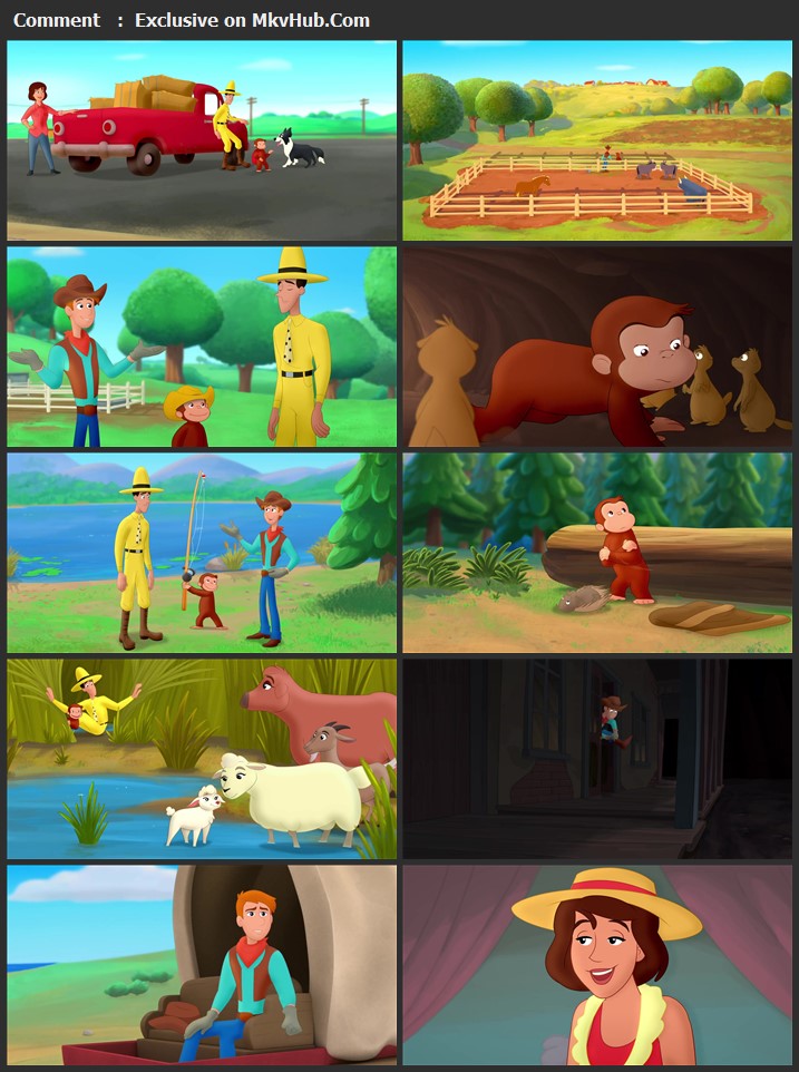 Curious George: Go West, Go Wild 2020 English 720p WEB-DL 750MB Download