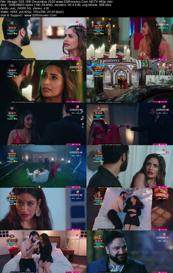 Naagin S05 19th December 2020 HDTV 480p 720p 200MB Download