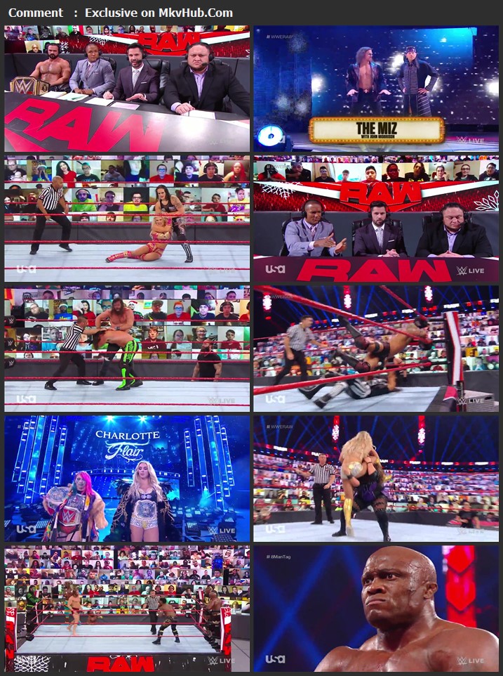 WWE Monday Night RAW 28 December 2020 720p HDTV x264 1.1GB Download