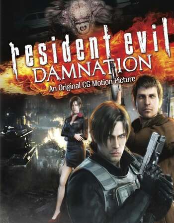 Resident Evil: Damnation 2012 Dual Audio [Hindi-English] 720p BluRay 850MB ESubs