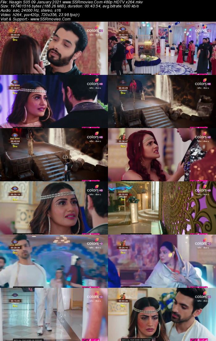 Naagin S05 9th January 2021 HDTV 480p 720p 200MB Download