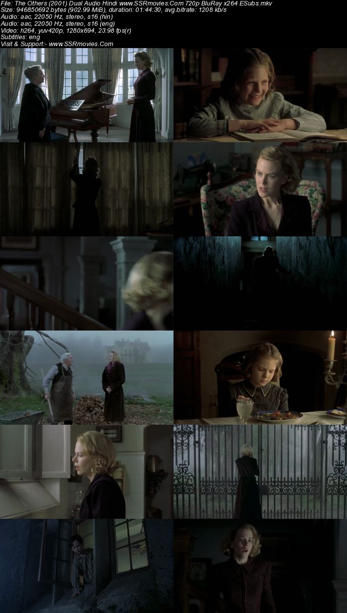 The Others (2001) Dual Audio Hindi 720p BluRay x264 900MB Full Movie Download