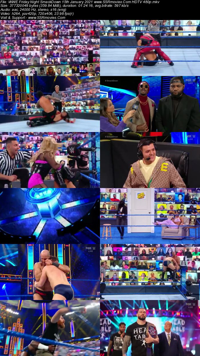 WWE Friday Night SmackDown 15th January 2021 Full Show Download