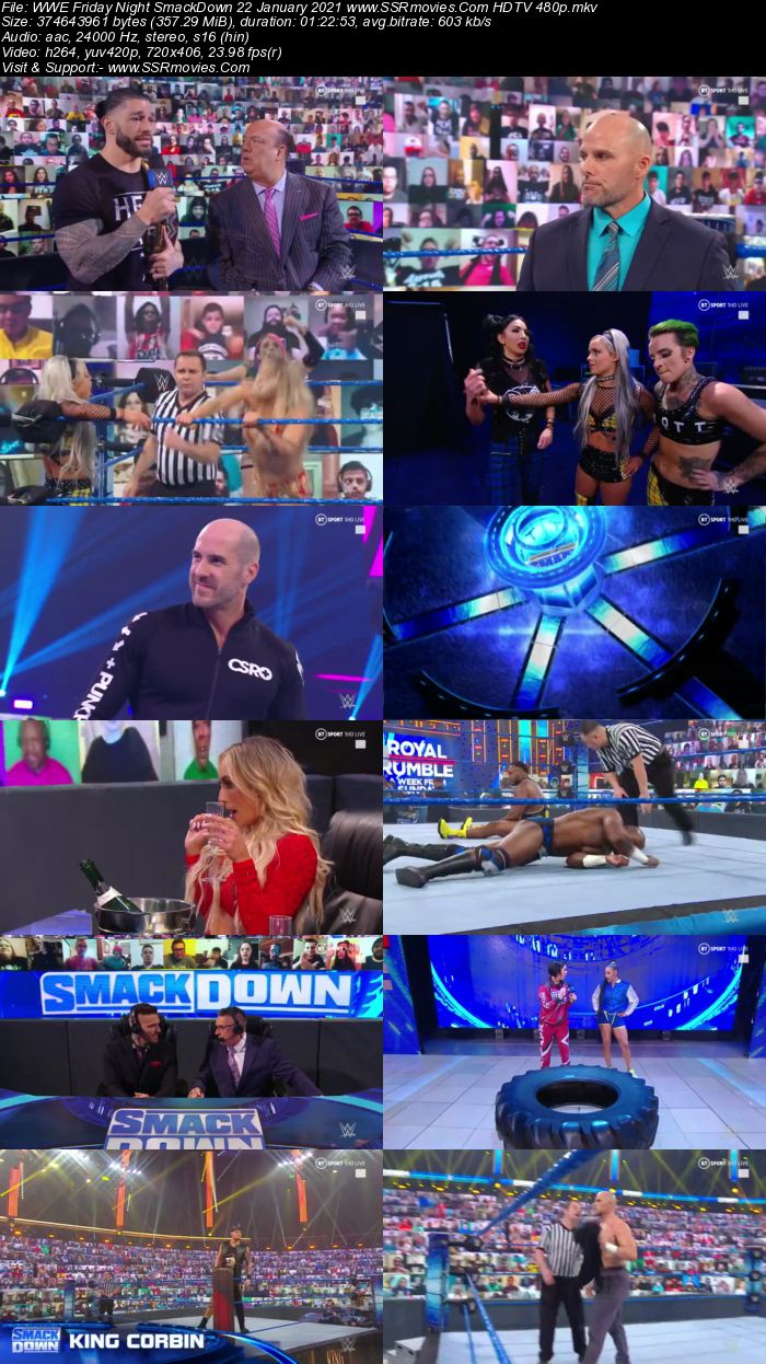 WWE Friday Night SmackDown 22 January 2021 Full Show Download