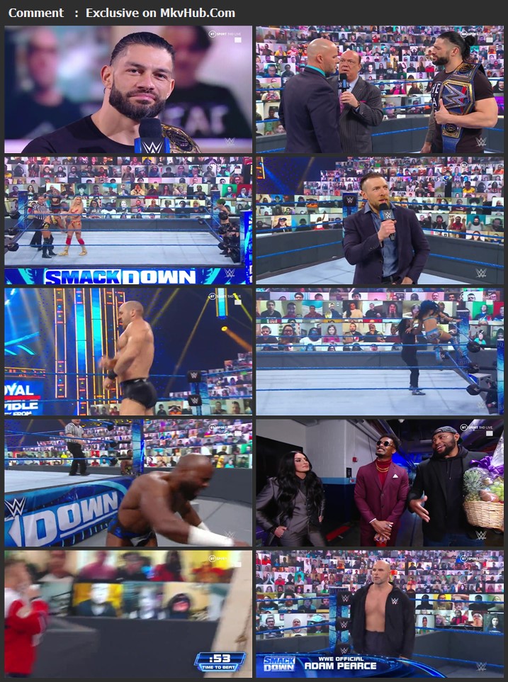 WWE Friday Night SmackDown 22 January 2021 720p WEBRip 750MB Download