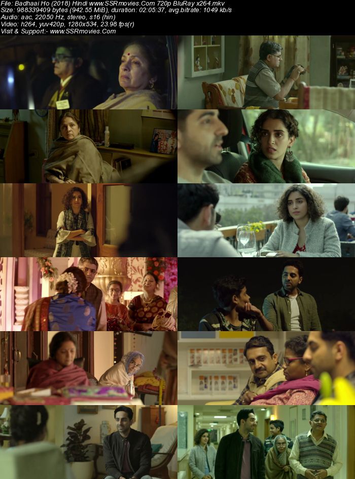 Badhaai Ho (2018) Hindi 480p BluRay x264 400MB Full Movie Download