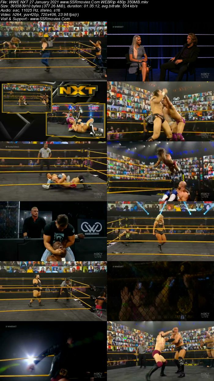 WWE NXT 27 January 2021 HDTV 480p Full Show Download