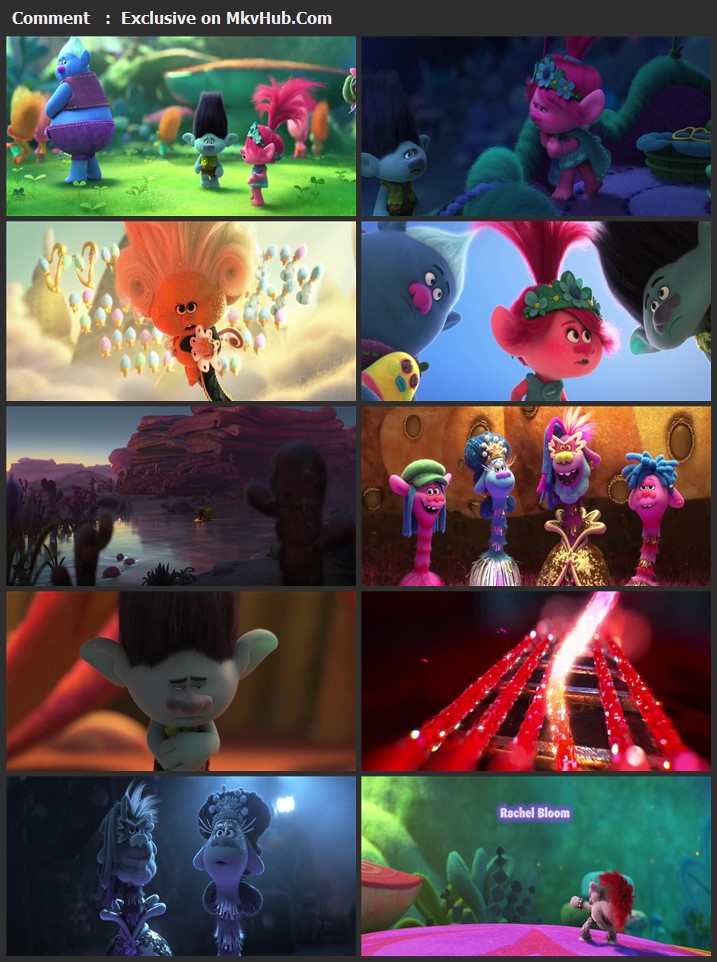 Trolls World Tour 2020 Dual Audio [Hindi-English] 720p BluRay 850MB Download