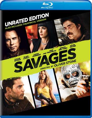 Savages (2012) Dual Audio Hindi 480p BluRay x264 450MB ESubs Full Movie Download