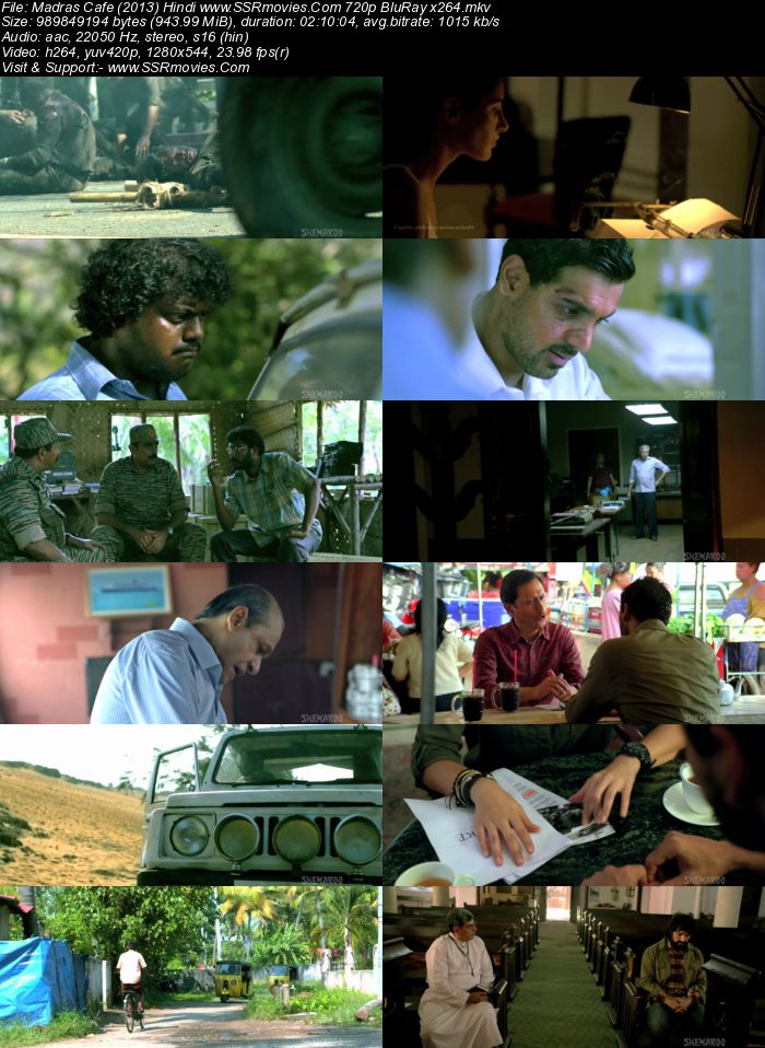 Madras Cafe (2013) Dual Audio Hindi 480p BluRay x264 400MB Full Movie Download