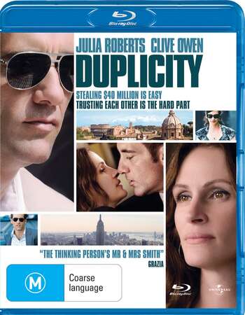 Duplicity (2009) Dual Audio Hindi 480p BluRay x264 400MB ESubs Full Movie Download