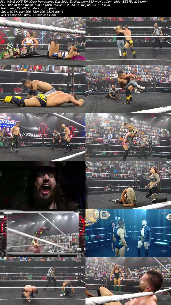 WWE NXT TakeOver Vengeance Day 2021 480p 720p WEBRip x264 1.3GB Download