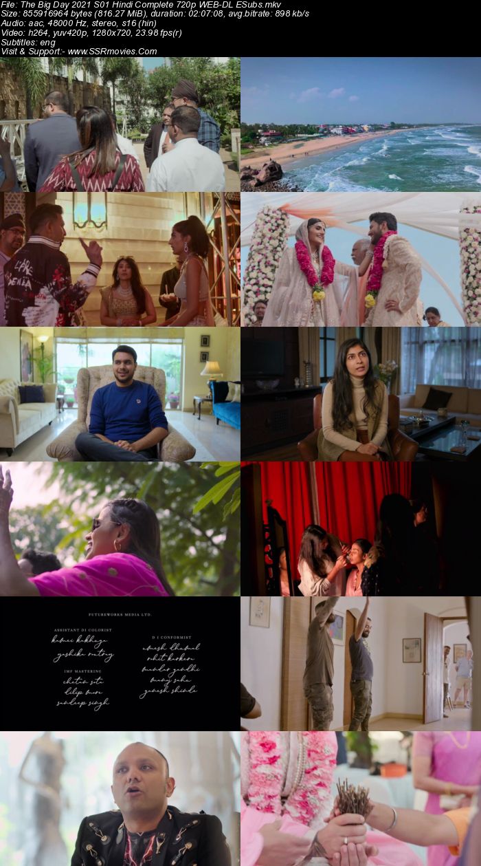 The Big Day 2021 S01 Complete Hindi 720p 480p WEB-DL 800MB ESubs Download