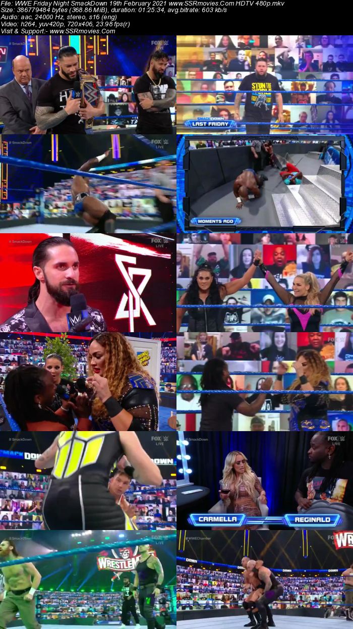 WWE Friday Night SmackDown 19th February 2021 Full Show Download