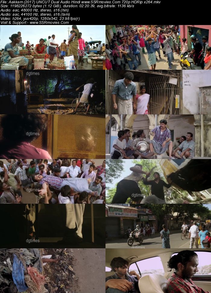 Aakkam (2017) UNCUT Dual Audio Hindi 480p HDRip x264 450MB Full Movie Download