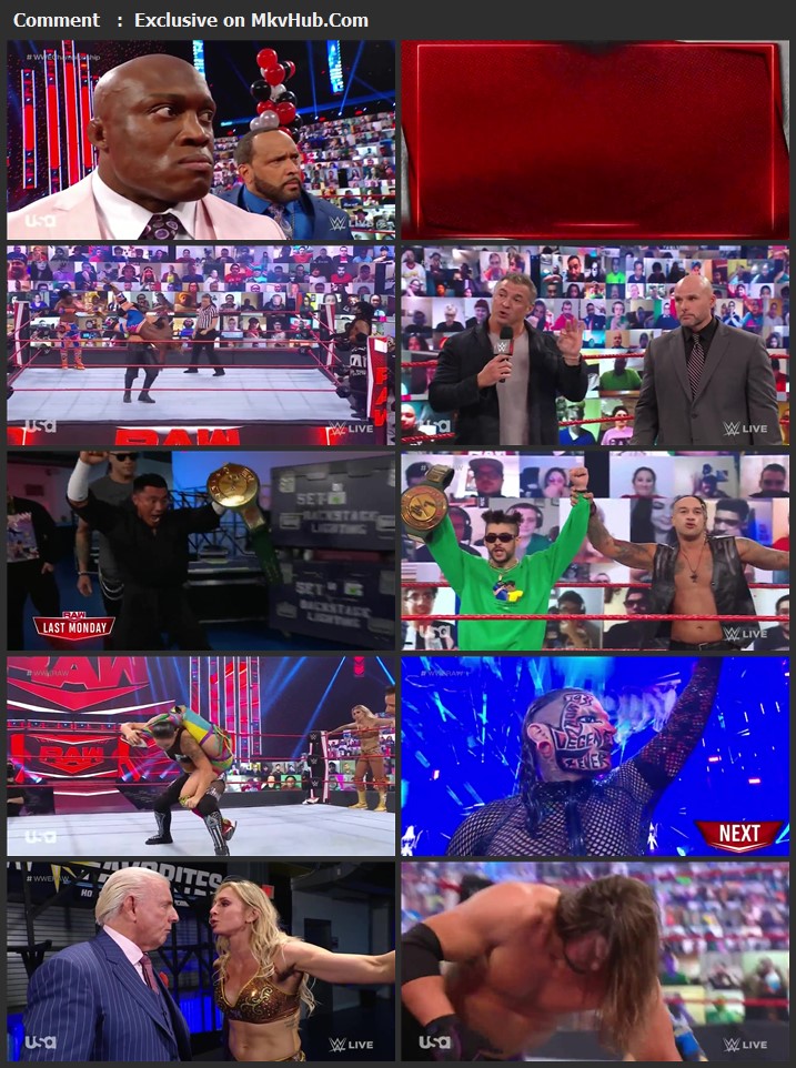 WWE Monday Night Raw 22 February 2021 WEBRip 720p x264 1.1GB Download