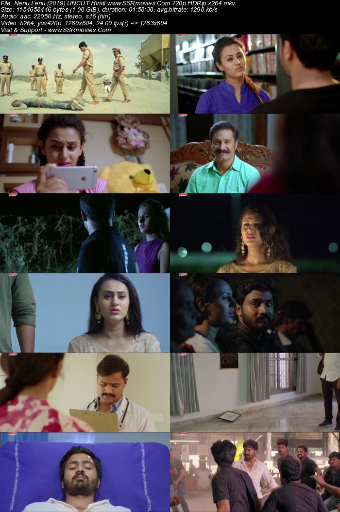 Nenu Lenu (2019) Hindi 480p HDRip x264 350MB Full Movie Download