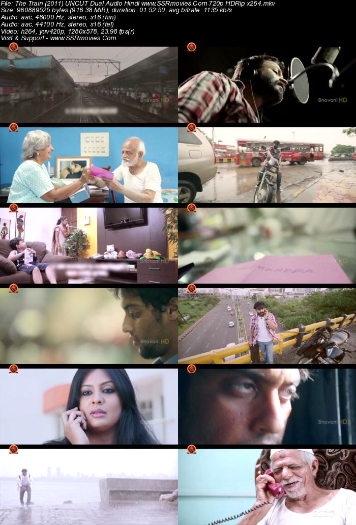 The Train (2011) Dual Audio Hindi 720p HDRip x264 900MB Full Movie Download