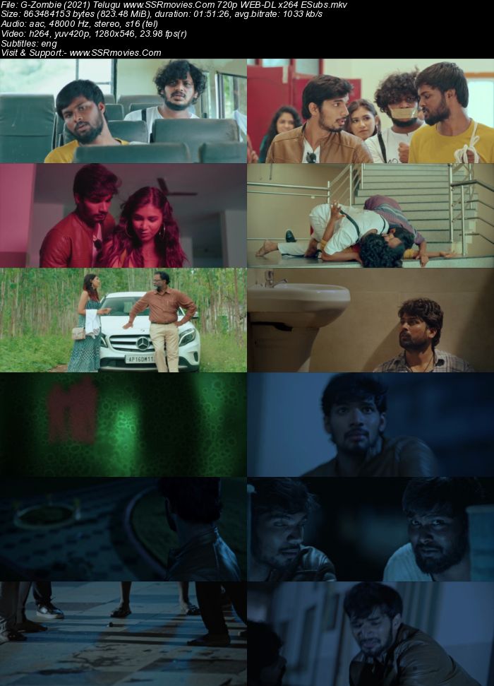 G - Zombie (2021) Telugu 720p WEB-DL x264 800MB Full Movie Download