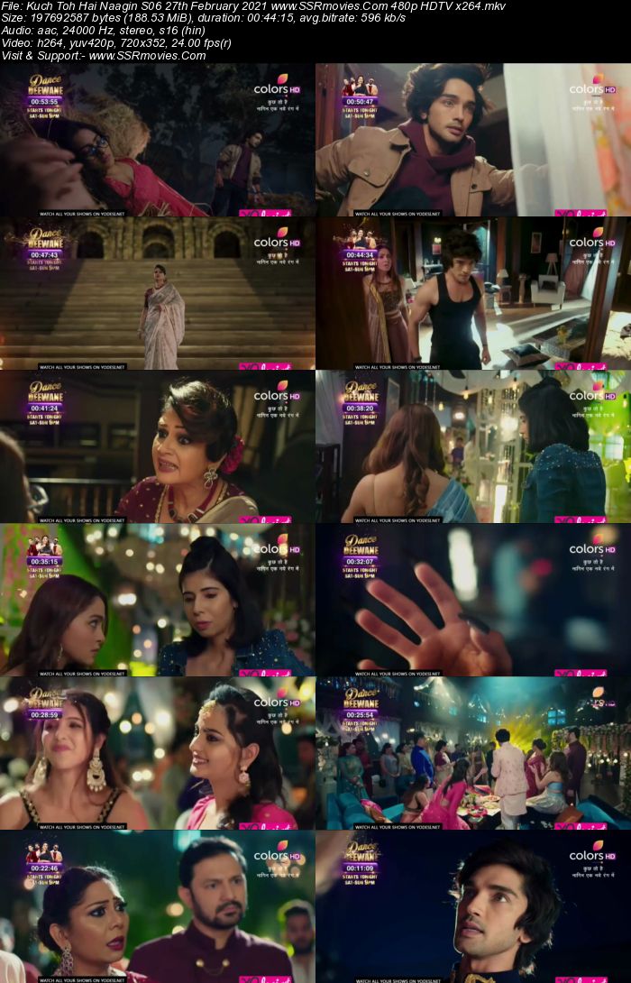 Kuch Toh Hai Naagin S06 27 February 2021 480p 720p HDTV 200MB Download