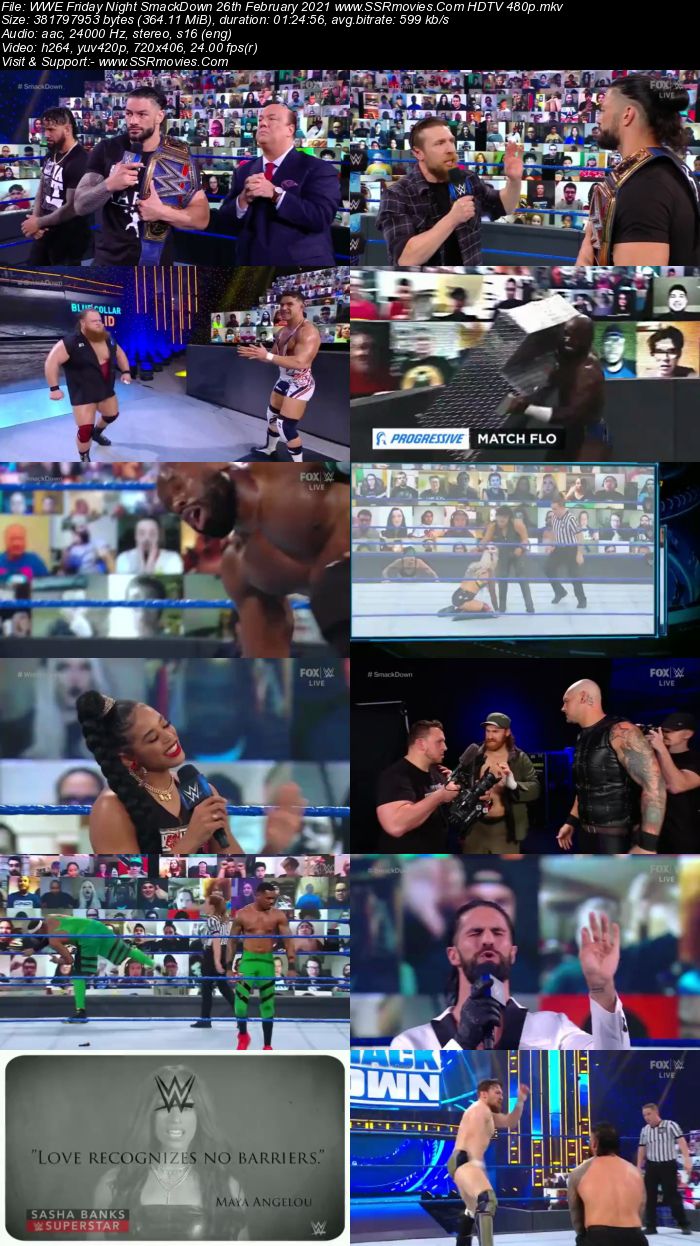 WWE Friday Night SmackDown 26th February 2021 Full Show Download