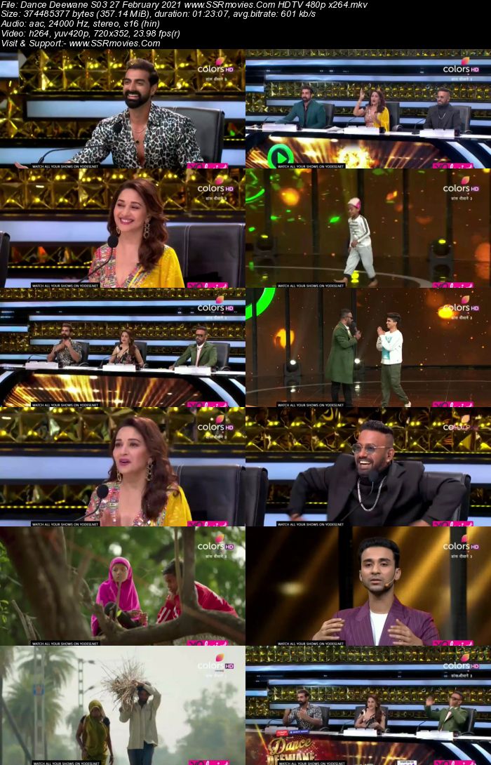 Dance Deewane S03 27 February 2021 480p 720p HDTV x264 350MB Download