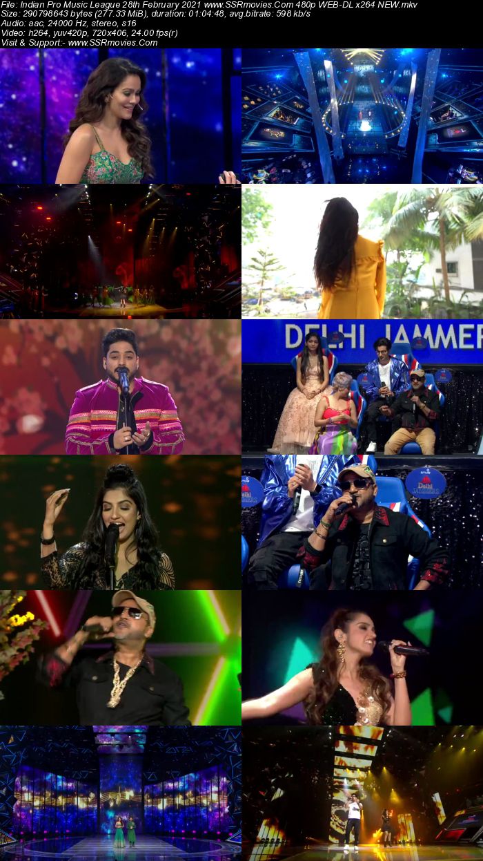 Indian Pro Music League 28th February 2021 480p 720p WEB-DL 550MB Download