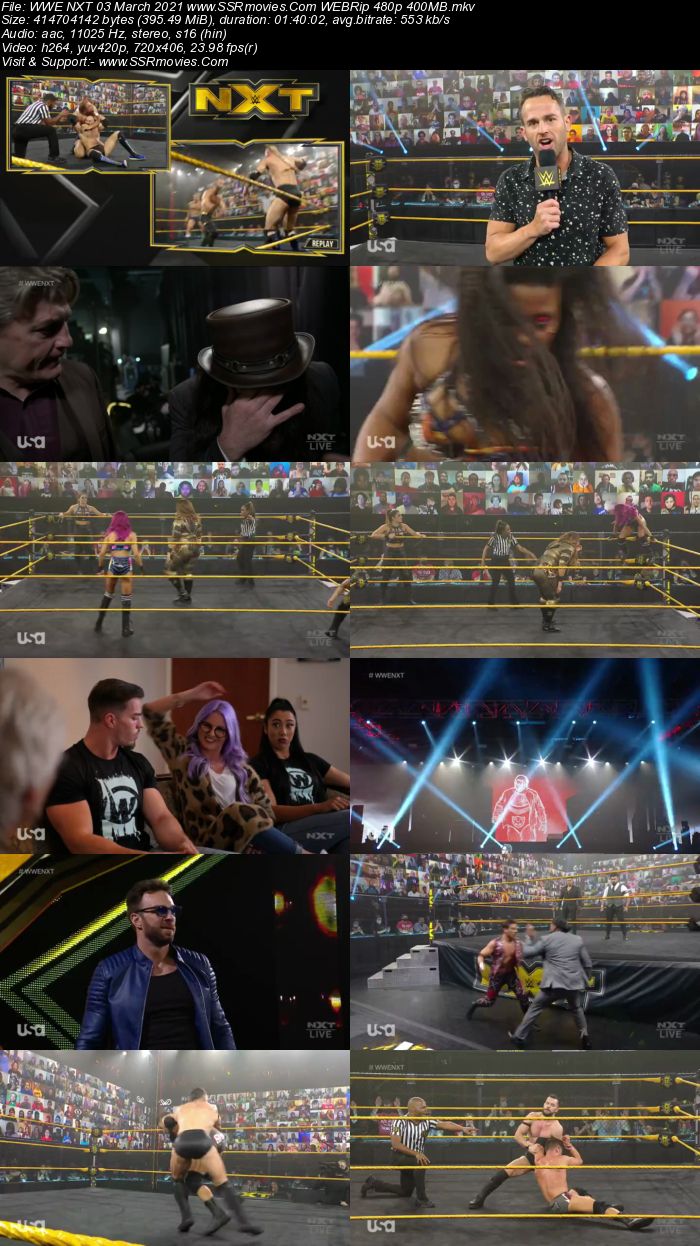 WWE NXT 3rd March 2021 HDTV 480p Full Show Download