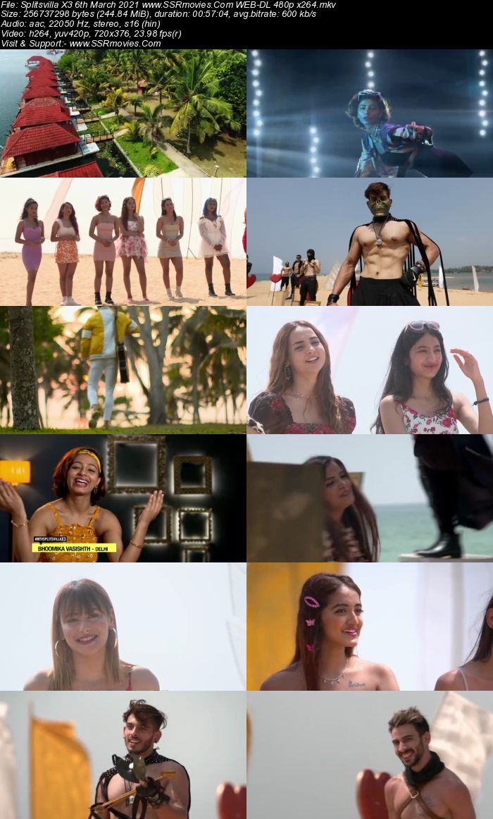 Splitsvilla X3 6th March 2021 480p 720p WEB-DL x264 250MB Download