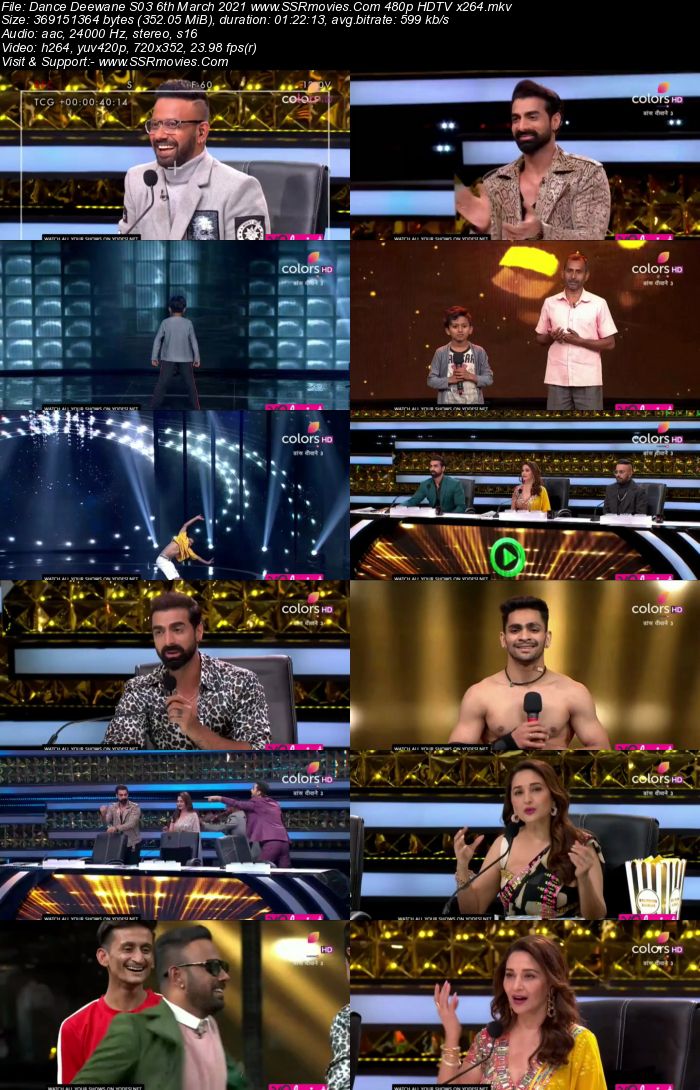 Dance Deewane S03 6th March 2021 480p 720p HDTV x264 350MB Download