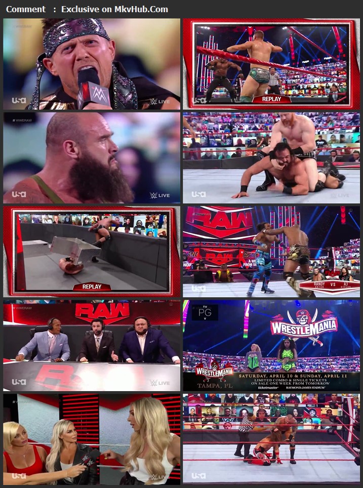 WWE Monday Night Raw 08 March 2021 720p WEBRip x264 1.1GB Download