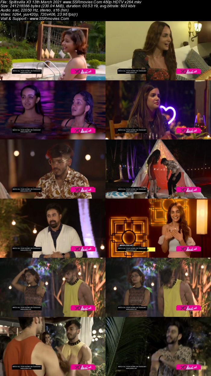 Splitsvilla X3 12th March 2021 480p 720p WEB-DL x264 250MB Download