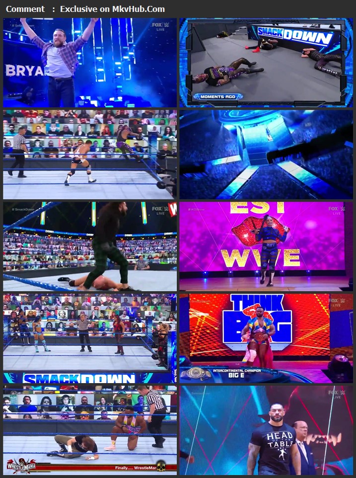 WWE Friday Night SmackDown 12th March 2021 720p WEBRip 750MB Download