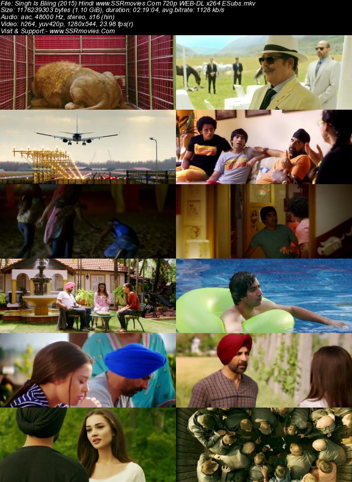 Singh Is Bliing (2015) Hindi 720p WEB-DL x264 1.1GB Full Movie Download