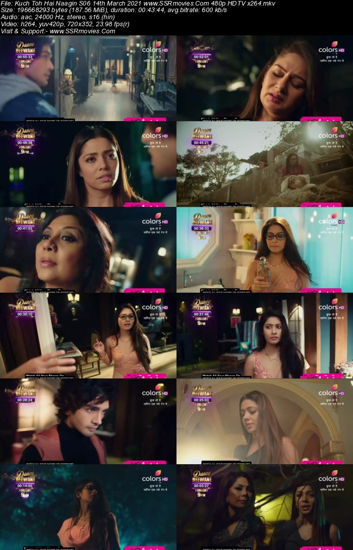 Kuch Toh Hai Naagin S06 14th March 2021 480p 720p HDTV 200MB Download