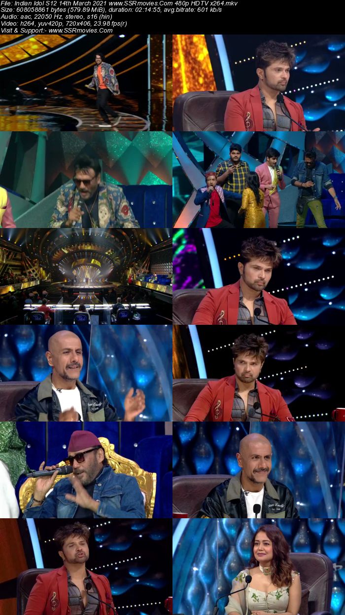 Indian Idol S12 14th March 2021 480p 720p HDTV x264 550MB Download