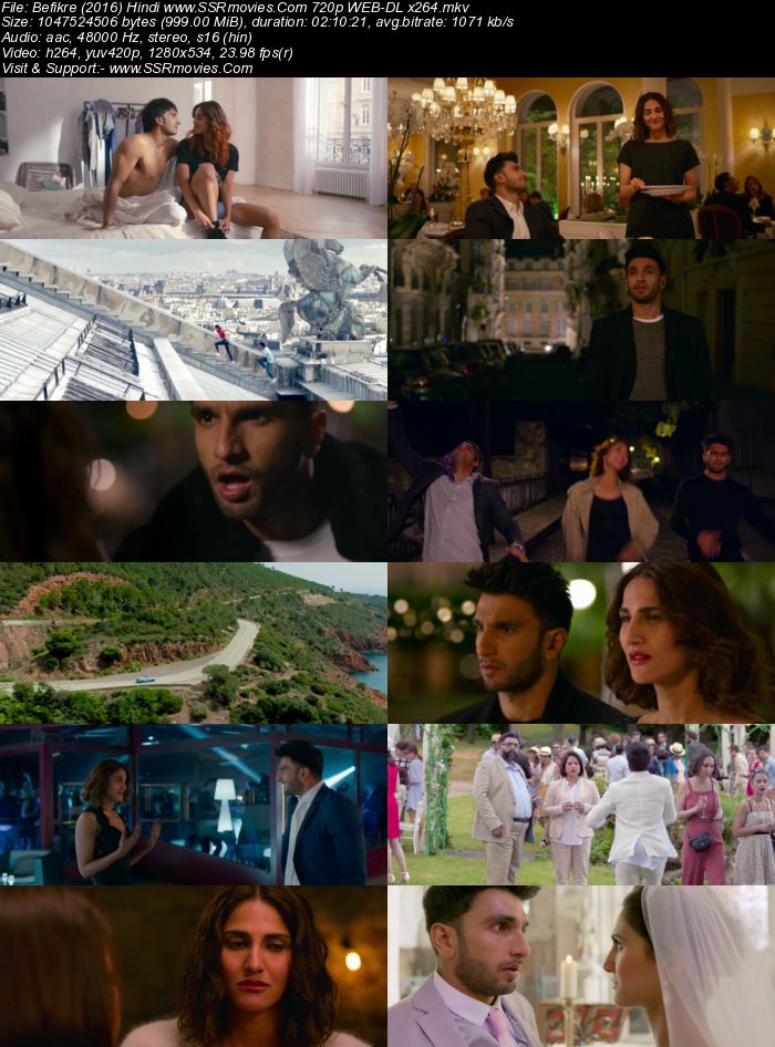 Befikre (2016) Hindi 720p WEB-DL x264 1GB Full Movie Download