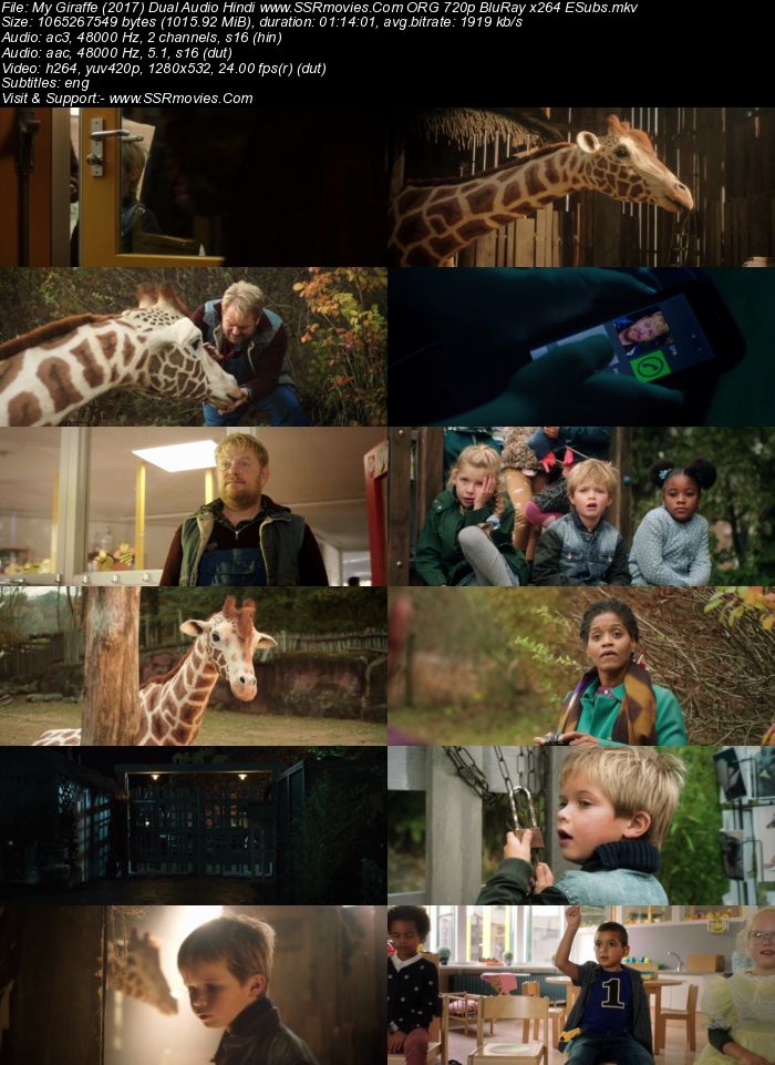 My Giraffe (2017) Dual Audio Hindi ORG 480p WEB-DL 250MB ESubs Full Movie Download