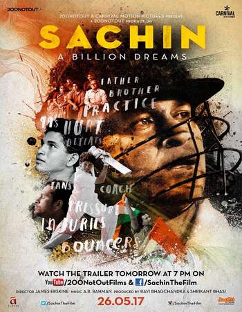 Sachin - A Billion Dreams (2017) Hindi 720p DVDRip 1GB Full Movie Download