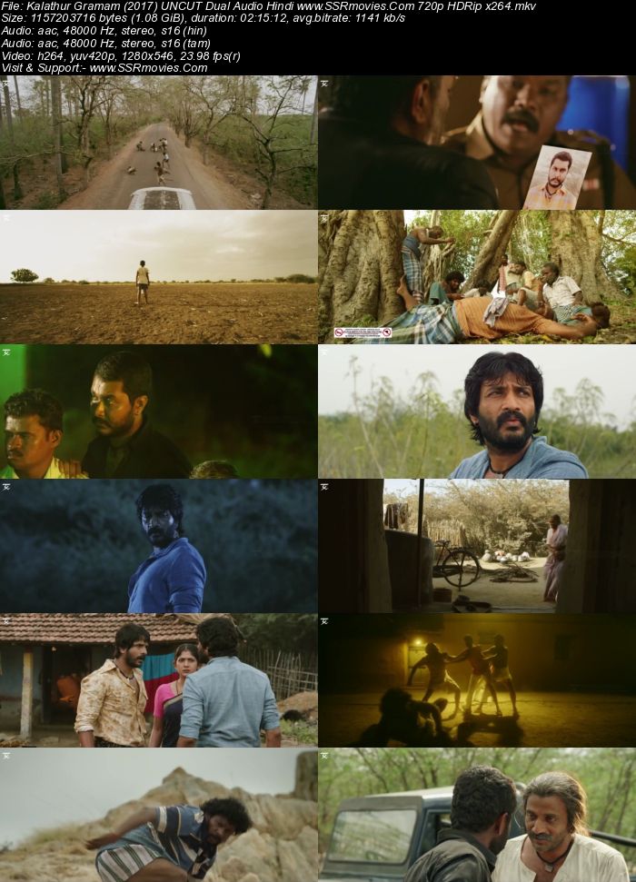 Kalathur Gramam (2017) UNCUT Dual Audio Hindi 480p HDRip 450MB Full Movie Download