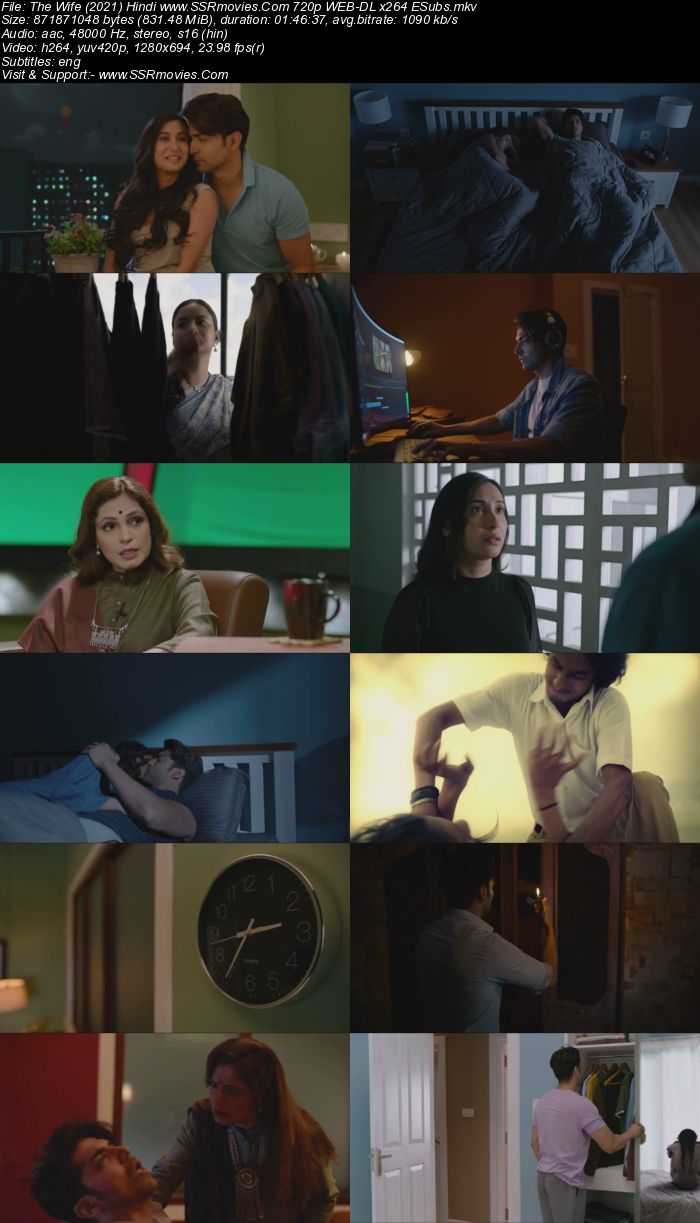 The Wife (2021) Hindi 480p WEB-DL x264 300MB ESubs Full Movie Download