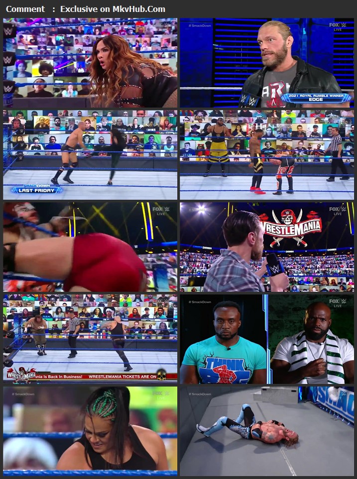 WWE Friday Night SmackDown 19 March 2021 720p HDTV x264 750MB Download
