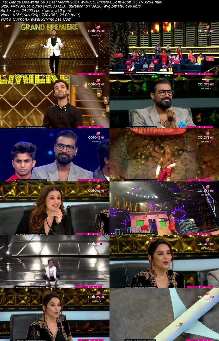 Dance Deewane S03 21st March 2021 480p 720p HDTV x264 450MB