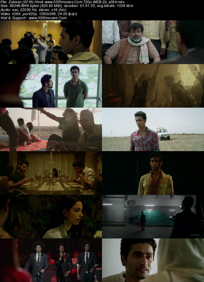 Zubaan (2015) Hindi 480p WEB-DL x264 350MB Full Movie Download